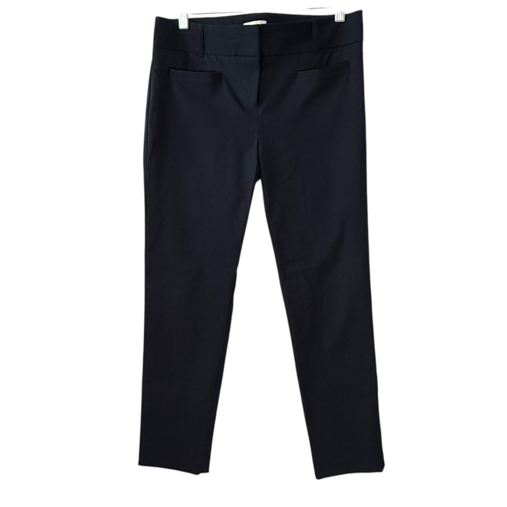 Van Heusen Navy Blue Textured Stretch Dress Pants Women’s Size 6